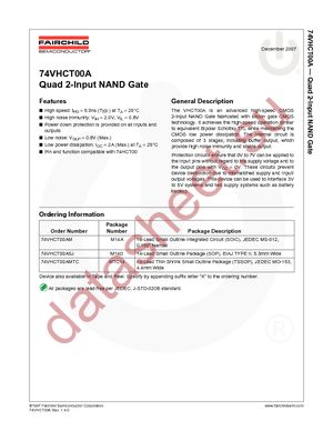 74VHCT00AM datasheet  